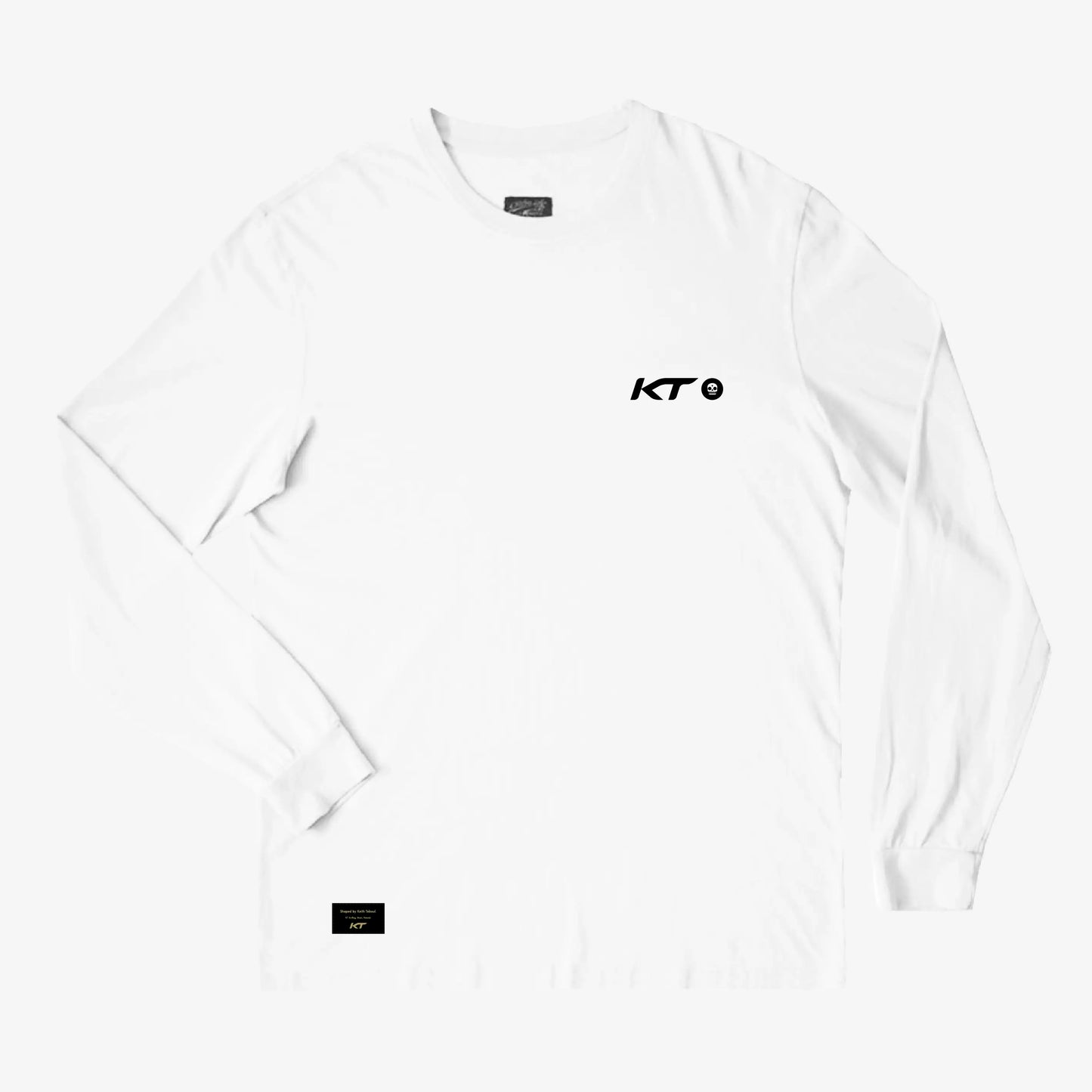 KT Logo Long Sleeve T-Shirt - White