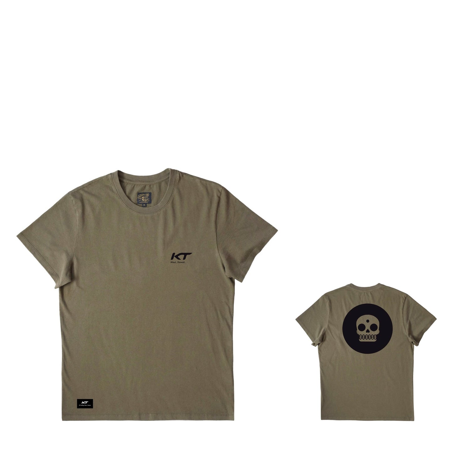 KT T-Shirt Skull Olive