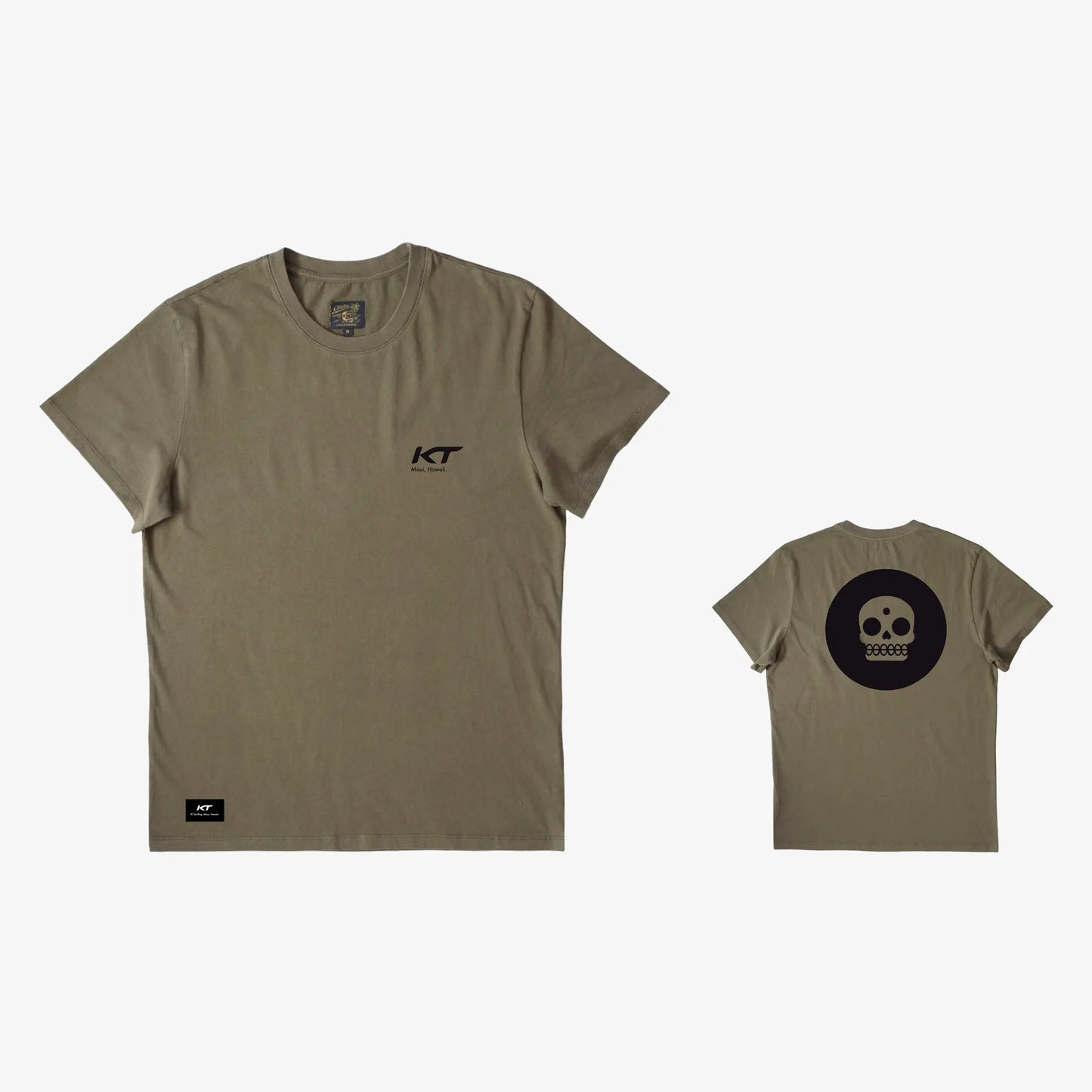 KT T-Shirt Skull Olive