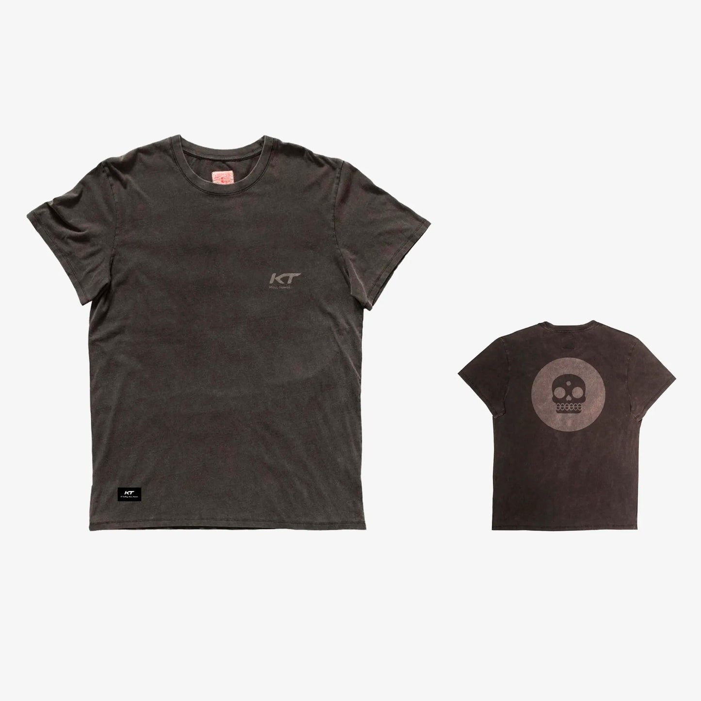 KT T-Shirt Skull Washed Black